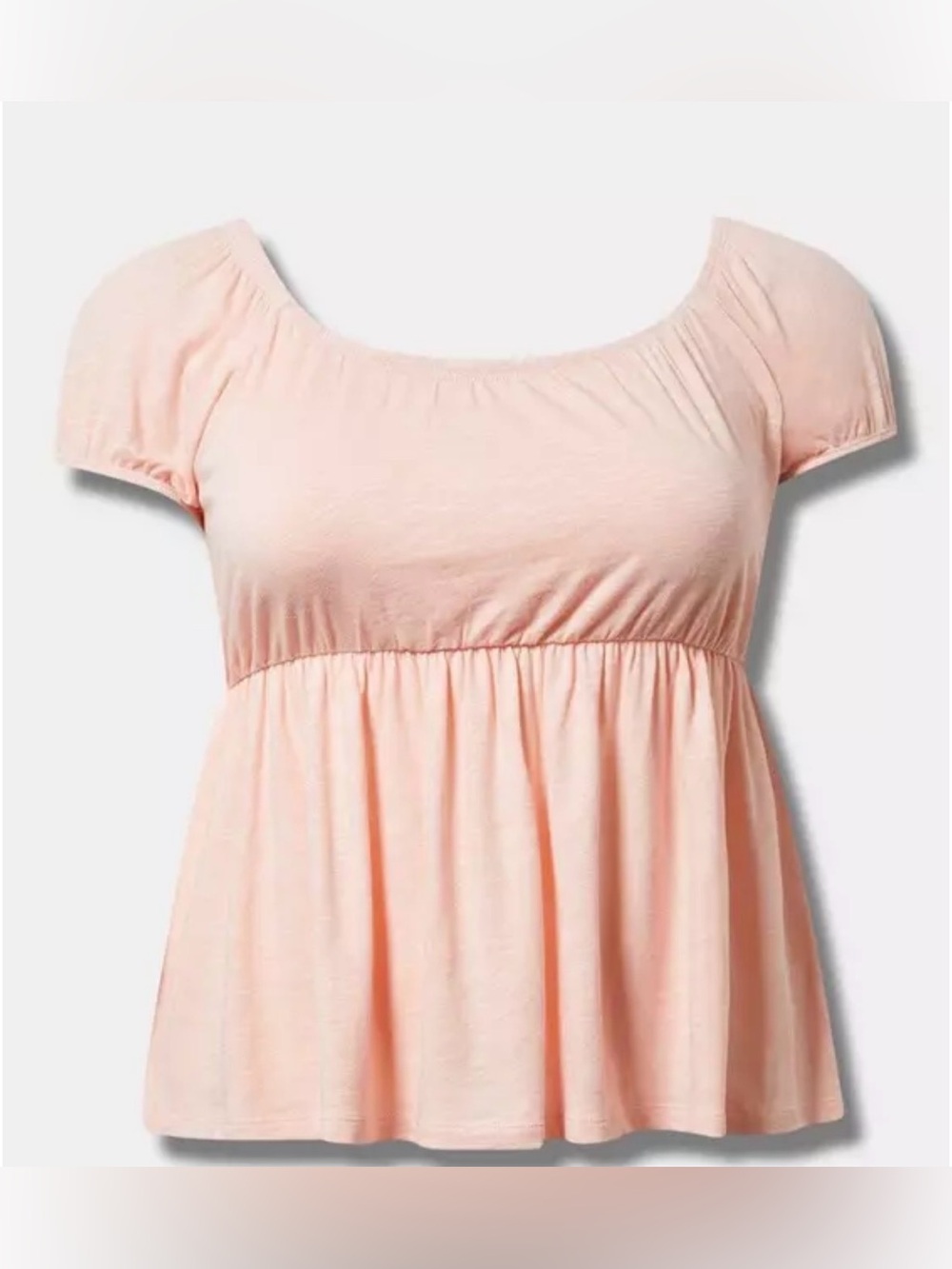 🌷Torrid Blush Pink Puff Sleeve Babydoll Top Size 3X Plus Size 3/$30